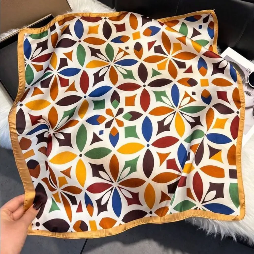 Multicolor Geometric Scarf N1355
